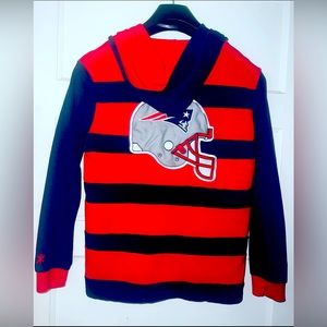 NFL Team Apparel Patriots Boys Pullover Hoodie